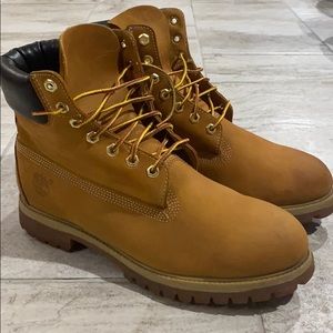 Timberland Men’s 6” Construction Boots Wheat Sz 11